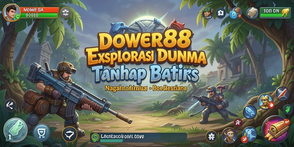 Tampilan gameplay DOWER88 yang memukau dalam dunia terbuka.