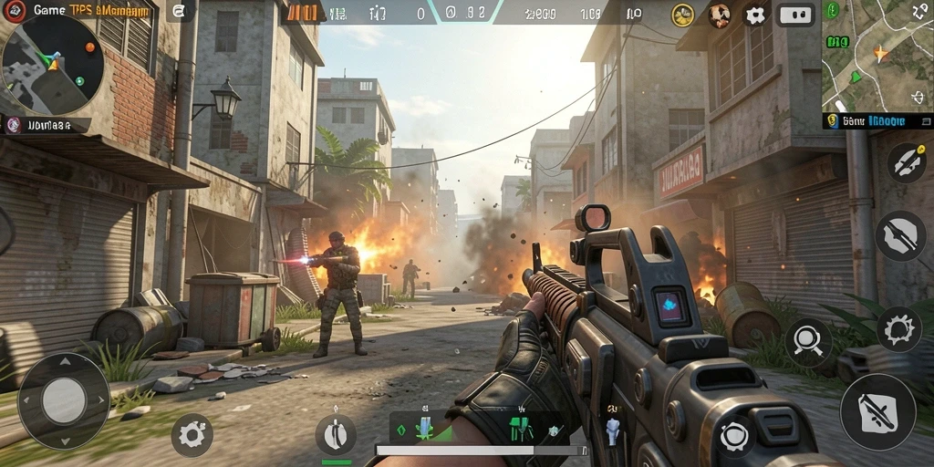 Tampilan aksi seru dalam game JUARAGO yang mendebarkan.