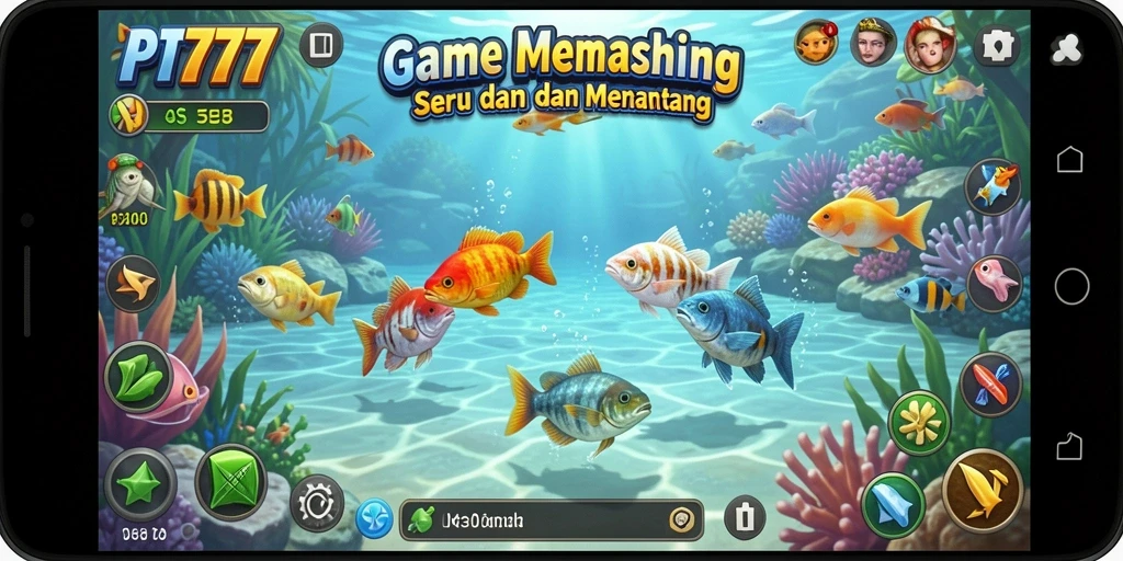 Tangkapan ikan terbaik dalam gameplay PT777 yang seru.