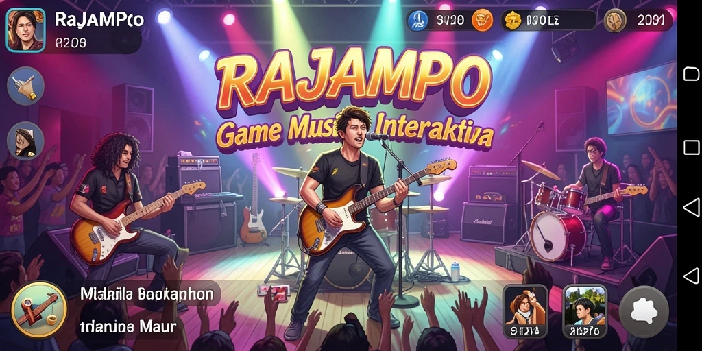 Tampilan gameplay RAJAMPO yang menarik dan interaktif.